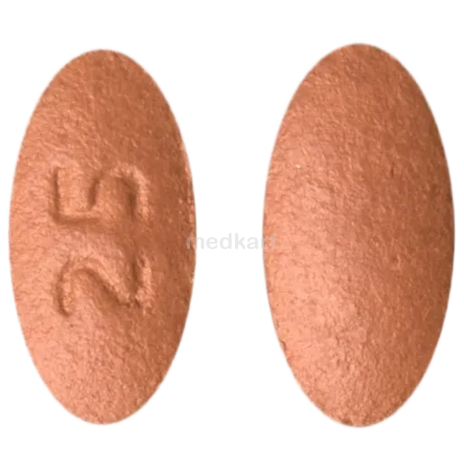 mirbeg 25mg tablet 10's
